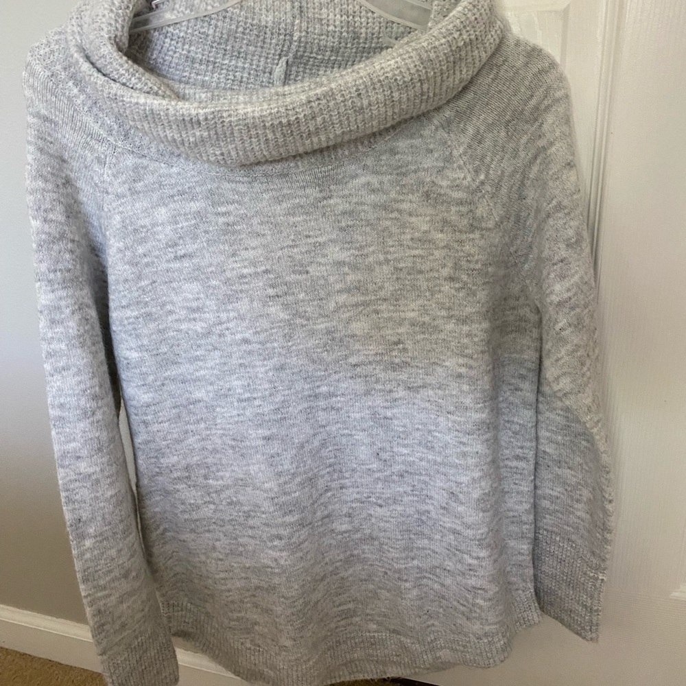 cowl neck sweater